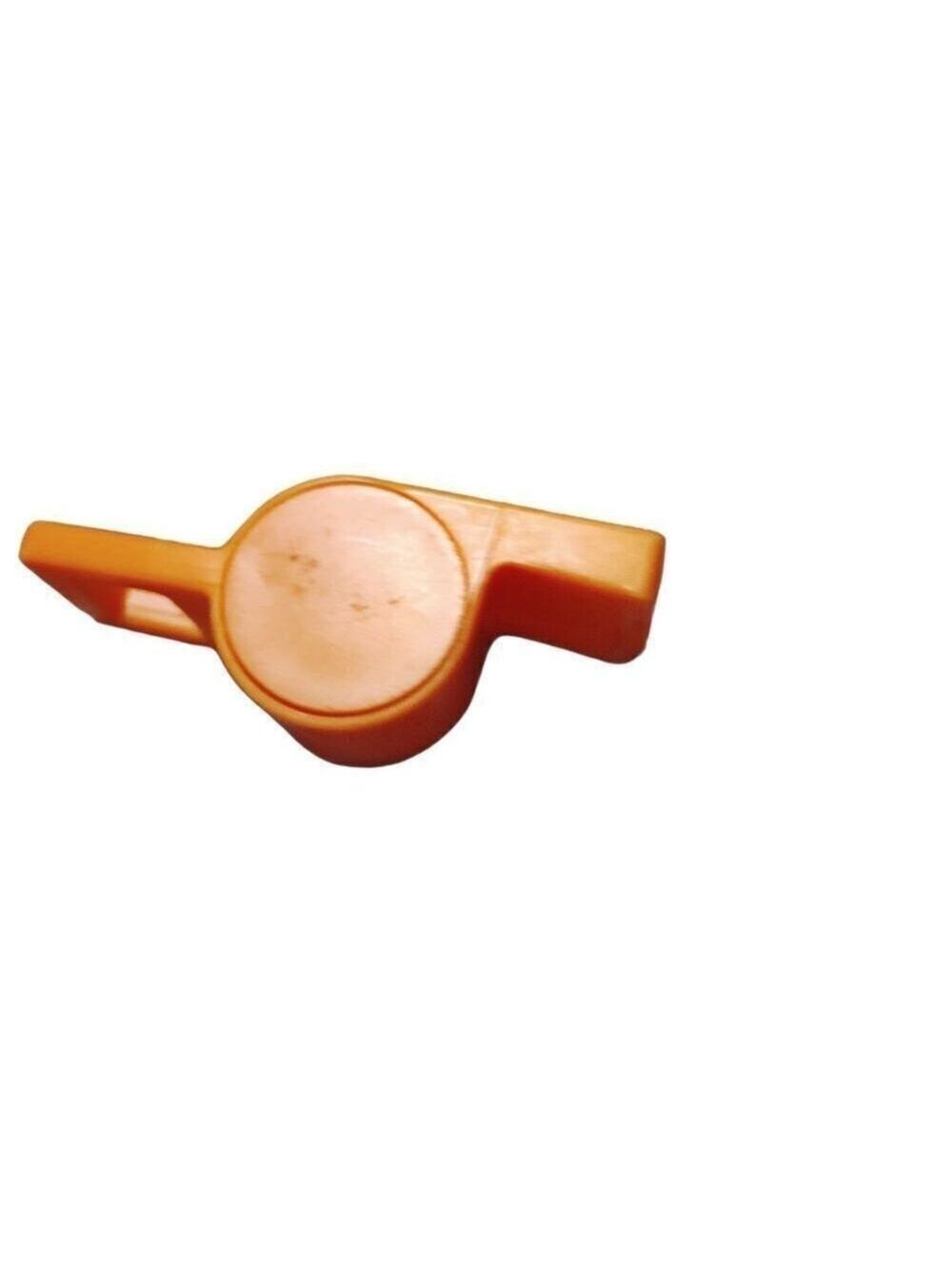 Vintage Fisher Price Orange Whistle Made in USA 1970 W/logo Classic preschool - Picture 3 of 3